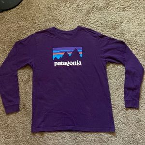 Patagonia longsleeve || purple patagonia longsleeve || Like new